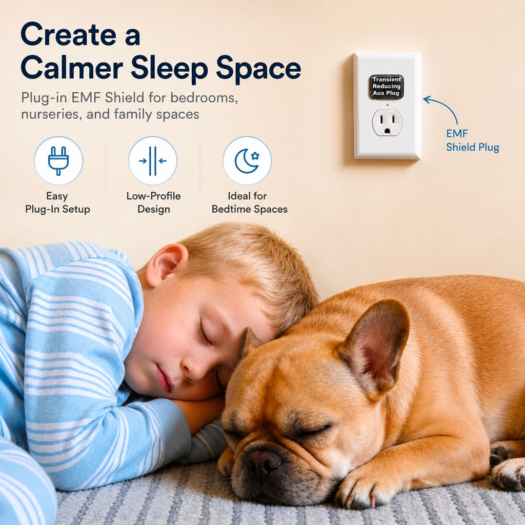 EMP & EMF Shield for Home (Gen 2) | Whole House Electromagnetic Pulse & Field Protection Device | 2000 Sq Ft Coverage | Compact & Sleek Design | Plug-in Installation for Inverter, Generator & Outlets