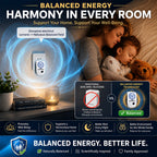 EMF Protection – Whole House Plug-in Device for Home & Office, Covers Up to 3,000 Sq Ft,Compact Outlet Design,Travel Ready (Medium)