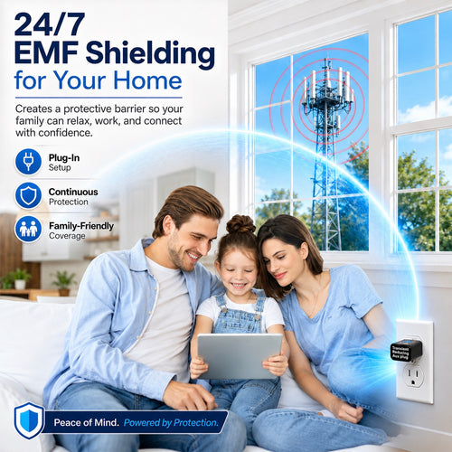 EMP & EMF Shield for Home (Gen 2) | Whole House Electromagnetic Pulse & Field Protection Device | 2000 Sq Ft Coverage | Compact & Sleek Design | Plug-in Installation for Inverter, Generator & Outlets