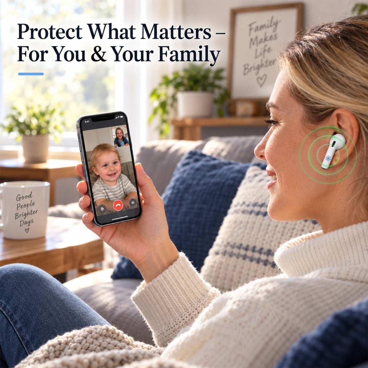 EMF Blocker for Headphones – Lab Tested EMF Shield Sticker for AirPods, Wireless Earbuds (5mm-8mm Size Fit) – Reduce Electromagnetic Wave from Cell Phone & Devices, Made in USA (White, 1 Pair) (White)