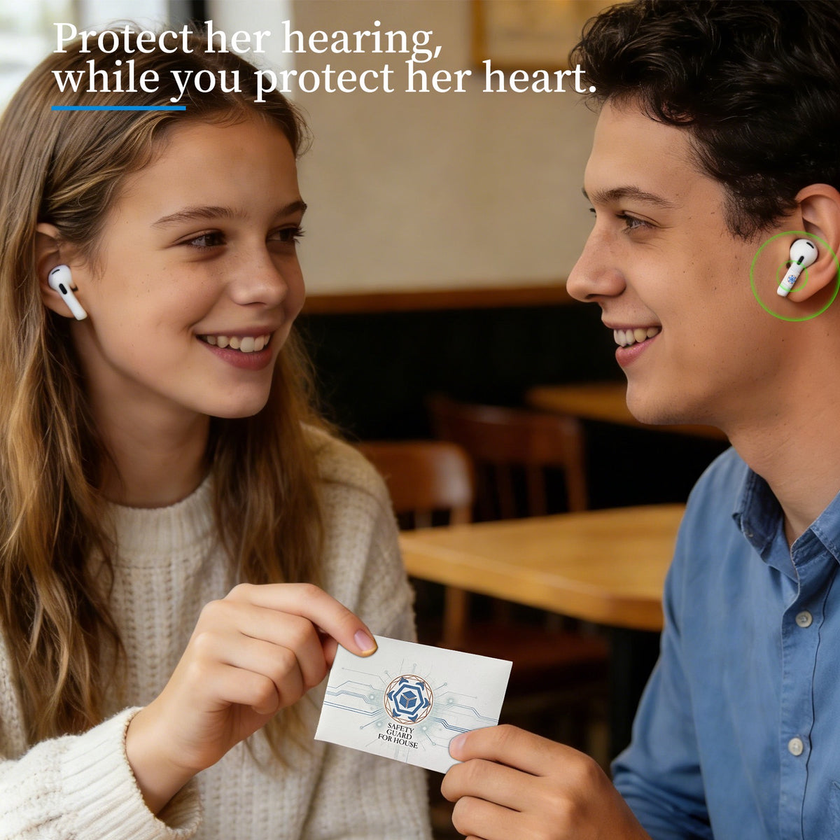 EMF Blocker for Headphones – Lab Tested EMF Shield Sticker for AirPods, Wireless Earbuds (5mm-8mm Size Fit) – Reduce Electromagnetic Wave from Cell Phone & Devices, Made in USA (White, 1 Pair) (White)
