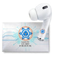 EMF Blocker for Headphones – Lab Tested EMF Shield Sticker for AirPods, Wireless Earbuds (5mm-8mm Size Fit) – Reduce Electromagnetic Wave from Cell Phone & Devices, Made in USA (White, 1 Pair) (White)