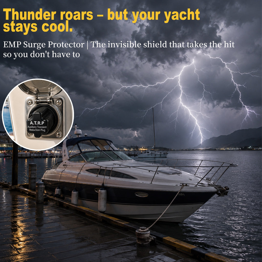 EMP Generator Protection Device, Inverter Surge Protector & Surge Guard for Inverter, Portable Inverter Protection Device, Lightning Solar Flare  Shield for Home Backup, Emergency, Off Grid