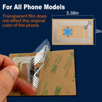 EMF Blocker for Cell Phone – Zero Signal Interference EMF Protection Sticker for iPhone, Samsung Galaxy & Laptops – 5G Wi-Fi Radiation Shielding Chip for Pregnant Women, Kids & Tech Users